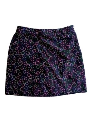 EP Pro Black Skort with Neon Circle Print Size 8